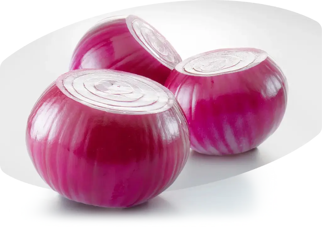 OIGNONS ROUGES EPLUCHES KG (SACHET DE 1 KG)