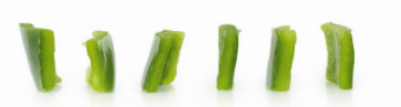 CARRES DE POIVRONS JAUNES KG  (DLC =     )