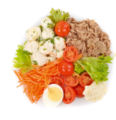 SALADE CRUDITES THON RAV 350 GR